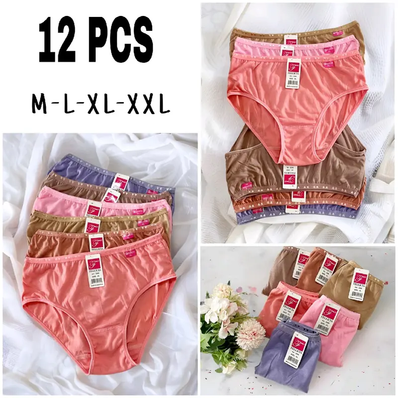 Promo 12 Pcs Celana Dalam Wanita 3200 / CD Wanita Dewasa 2