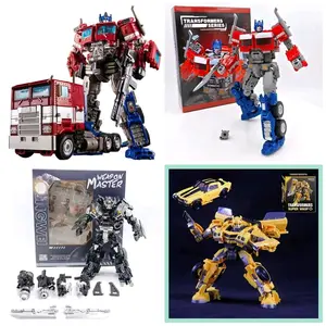 mainan anak lali laki robot 2 in 1 transformer optimus prime megatron