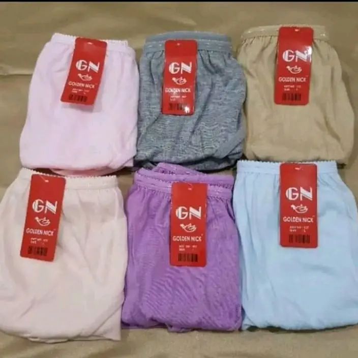 GROSIR 12 PCS / 1 LUSIN CELANA DALAM WANITA GOLDEN NICK 937 M L XL XXL