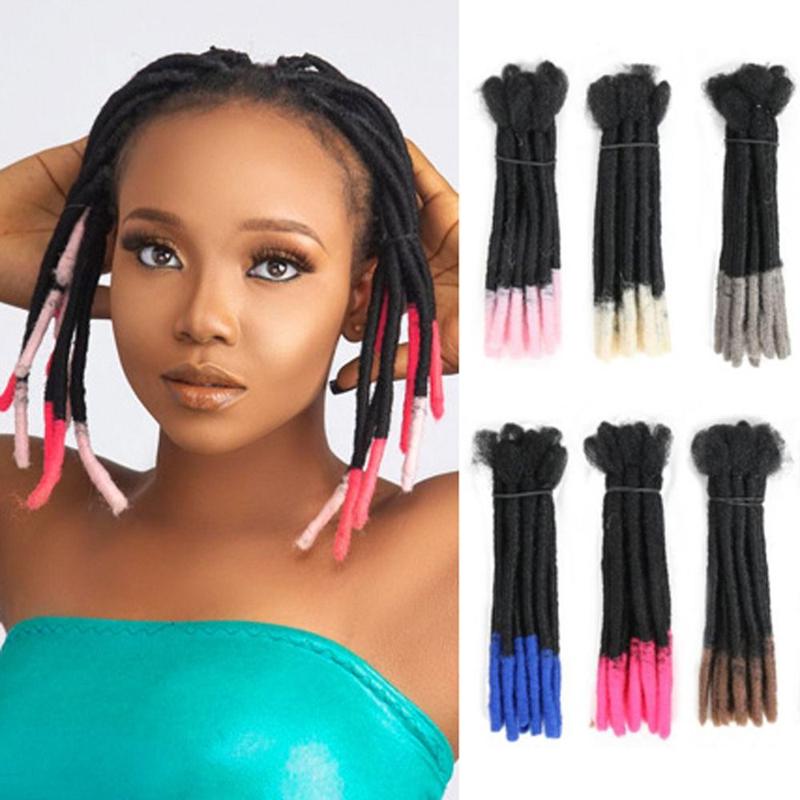 Hàng ngày Lông mịn Xám Afro Sợi chịu nhiệt Bím Tóc tổng hợp Phụ nữ Tóc Mềm Nối…