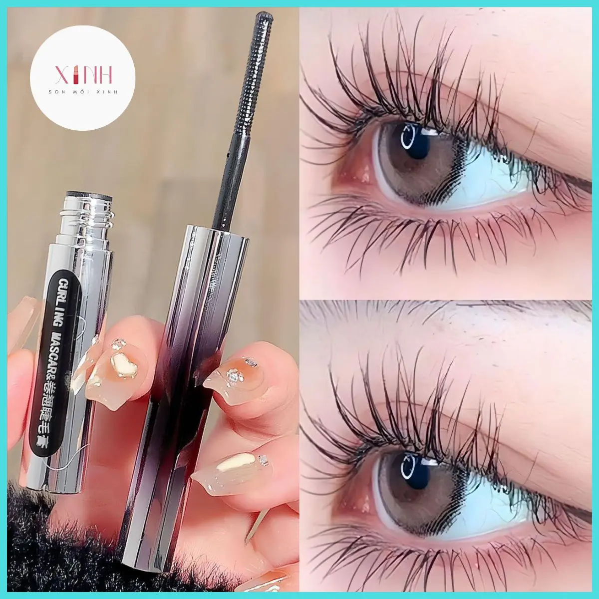 Mascara chuốt mi Sweet Mint Lâu Trôi Kháng Nước Long Curling Chính Hãng Cosmetic Women Mỹ Phẩm Nữ Trang Điểm
