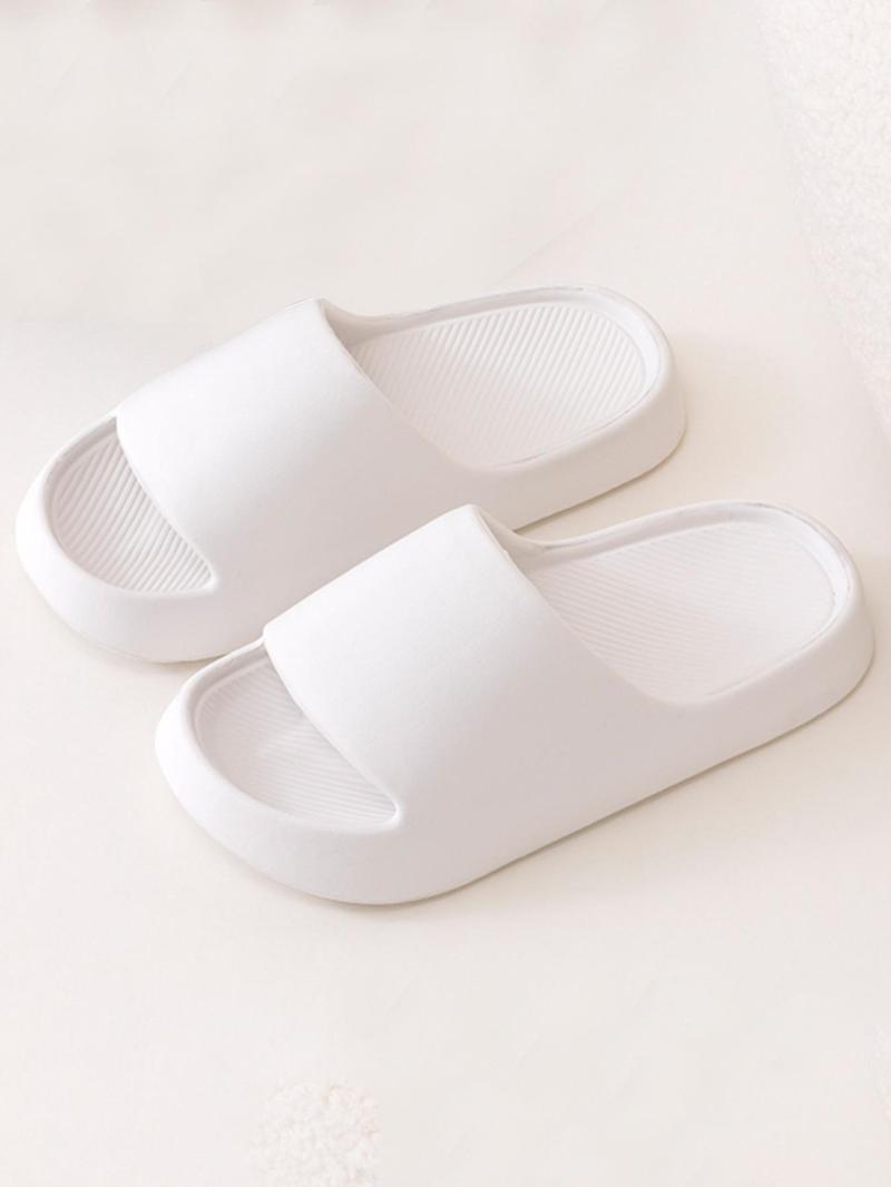 Product Introduction of Summer 2024 Men's Casual Plain Eva Slides with Non-slip Soles for Indoor Outdoor, Slip Resistant Soft Bottom Deodorant Bathing Slippers 3