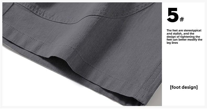 Product Introduction of Men's summer shorts, loose and comfortable, knee-length shorts for men, casual five-inch shorts, lightweight and comfortable. 13