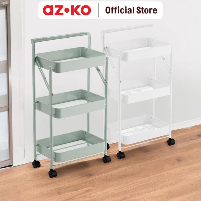Promo AZKO Stora Rak Tempat Penyimpanan Multifungsi Dengan Roda Storage ...