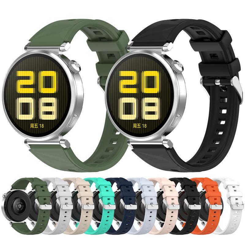 Product Introduction of Jalur 18mm, Sesuai untuk Jam Tangan Huawei GT5 41mm dan GT5 Pro 42MM, Penggantian, Tali Silikon, Serasi dengan Jam Tangan Huawei GT4 41mm, untuk Wanita dan Lelaki 19