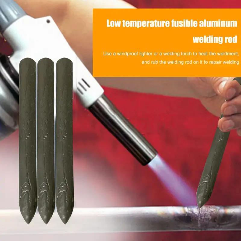 Que Hàn Đa Chức Năng, 3 / 10 Cái, Lõi Bột, Nhiệt Độ Thấp, Dễ Nóng Chảy, Độ Dẫn Nhiệt Cao, Hàn Thông Dụng, Sắt Đồng, Thép Không Gỉ, Dây Hàn Nhôm Cho Thiết Bị Gia Dụng 0