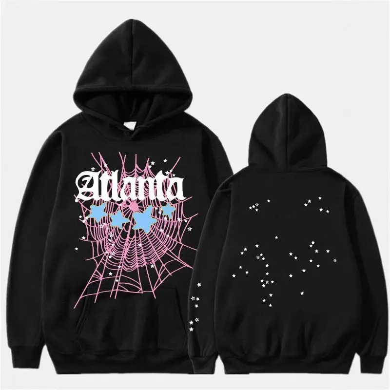 Áo Len Nam Nữ Dáng Rộng In Hình, Ca Sĩ Châu Âu Và Mỹ Mạng Nhện, Áo Hoodie Quần Nỉ, Thích Hợp Cho Các Cặp Đôi, Bán Buôn Có Sẵn, Thời Trang