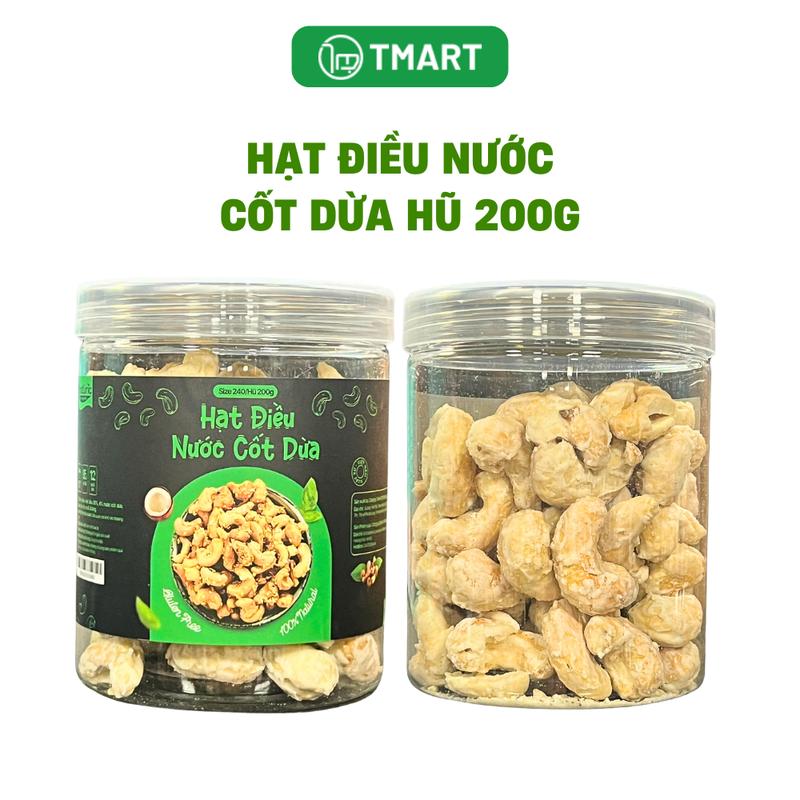 Hạt điều Naturic chất lượng cao, thơm ngon, bổ sung dinh dưỡng cho cả gia đình hũ 200g, 400g 1