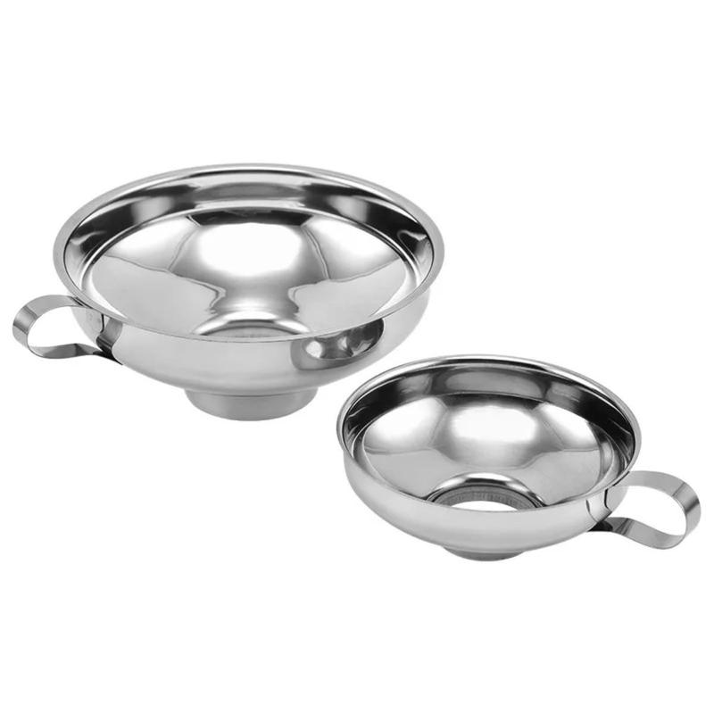 Phễu Miệng Rộng Bằng Thép Không Gỉ, Phễu Thay Mứt Salad, Rò Rỉ Rượu Lớn Đa Chức Năng, Rò Rỉ Dầu, Phụ Kiện Nhà Bếp, Đồ Dùng 2