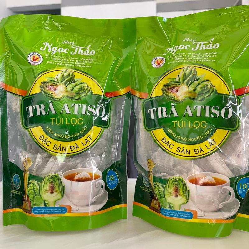 1 gói trà atiso ngọc thảo 100 túi lọc đơn 99k tặng gói trà lài 25g Tea Nước Trà date 08/2026 Chè Chua dcnv