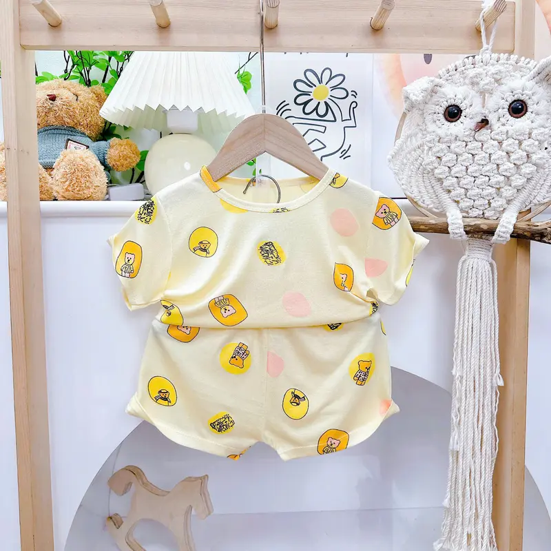 Combo 5 Bộ Cộc Thun Lạnh Nhiều Họa Tiết Thoáng Mát, Mỏng Nhẹ, Không Mỏng Lộ ( Tặng Gấu Bông ) 6