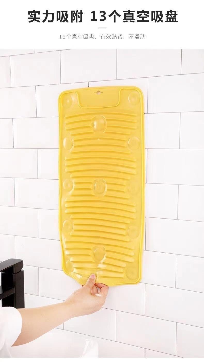Product Introduction of Silicone Washboard Laundry Wrench Household Foldable Soft Non-Slip Suction Cup Laundry Mat Portable Laundry Board 6