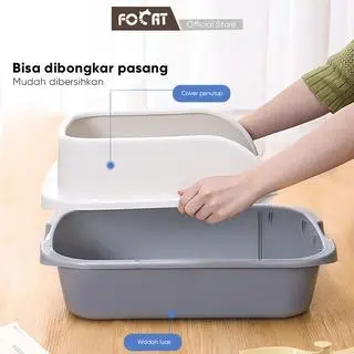 FOCAT Tempat Bak Pasir  Anjing Hewan Peliharaan M06 Tempat Pup Toilet  litter  box box pup 6