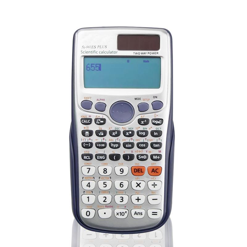 Product Introduction of Handheld Student's Scientific Calculator LED Display Pocket Functions Calculator For Teaching For Students 991ES PLUS 59