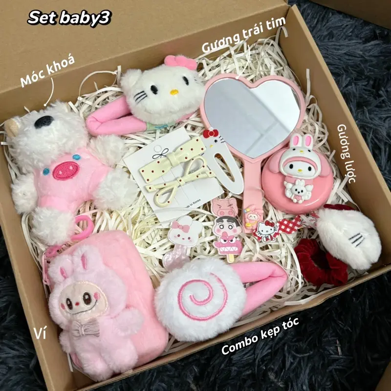 [Chiectiemxinhh] Set Quà Đáng Yêu Cho Bạn Nữ, Quà 8/3 20/10 Valentine Xinh Xắn, Quà Tặng Kỉ Niệm