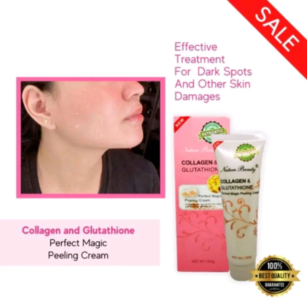 Collagen and Glutathione Magic peeling Cream - TikTok Shop Philippines Collagen and Glutathione Magic peeling Cream - TikTok Shop Philippines