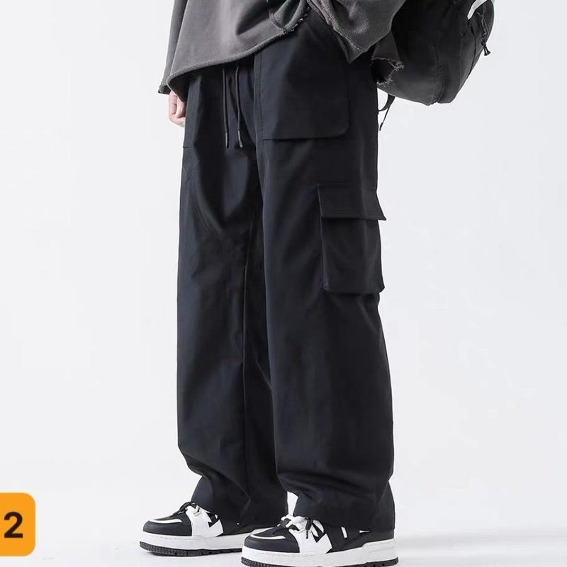 Quần jogger trơn nam ống rộng túi hộp 2 bên trẻ trung thoải mái thoáng mát Fashion 24H QJ Sport Đồng