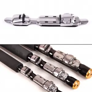 REEL SEAT  JINBO S6 cocok untuk tegek WARNA SILVER/CHROME