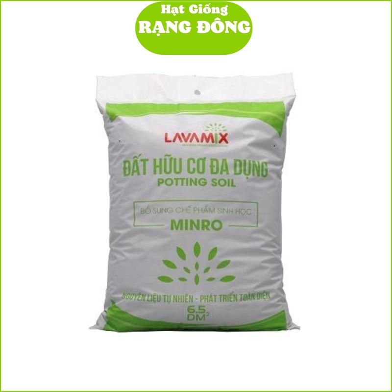 Đất Sạch Trồng Rau Hoa Kiểng Lavamix Đã Qua Xử Lý 6.5dm Bao chuyên dùng cho rau củ quả hoa kiểng