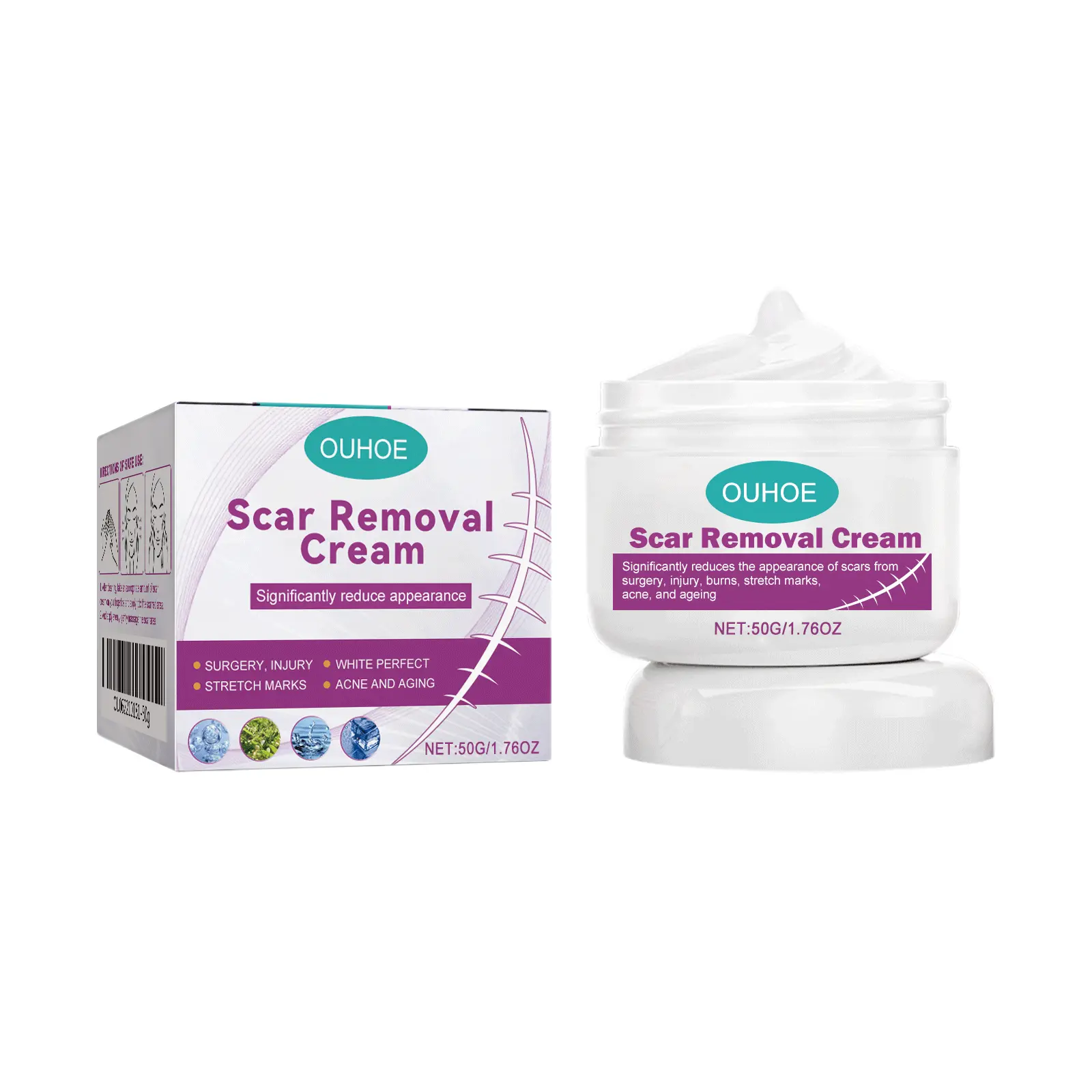 OUHOE Skin Care Cream Gently Nourishes And Lubricates Improving Skin Daily Care Facial Body Care Cream