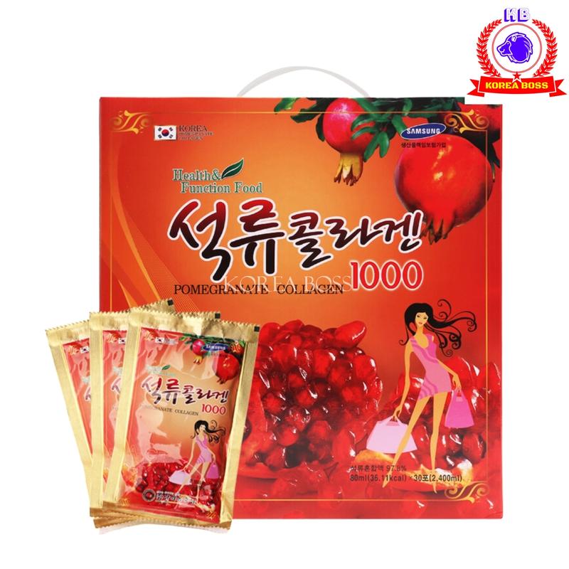 Product Introduction of Nước lựu Collagen hàn quốc Kanghwa, hộp 30 gói x 80ml 6