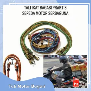 Promo Tali Motor Barang Bagasi Serbaguna Tali Pengikat Helm Elastis Karet Aksesoris Sepeda Gowes Bawaan Box Gojek Grab Ojek Online Cod