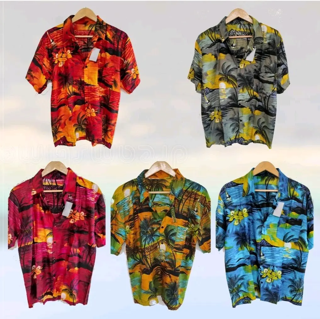 KEMEJA PANTAI - KEMEJA HAWAI - KEMEJA BALI - KEMEJA SURFING - KEMEJA MOTIF PANTAI TERBARU 2024 Baju Lembut