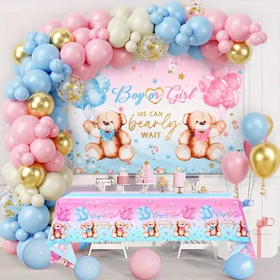 thumbnail image 2 of Pink Balloons Set, 63Pcs Hot Pink Latex Balloons 2 of 11