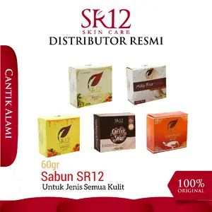 SABUN BATANG SR12 UNTUK SEMUA JENIS KULIT kulit Berjerawat Mencerahkan ,flek Hitam ,kulit Berminyak , Soap bar , Membersihkan wajah