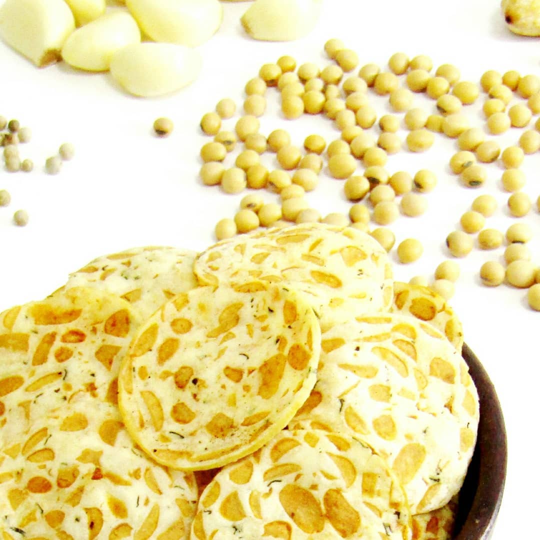 Tempe King - Keripik Tempe Premium Kripik Garing Renyah Bebas MSG ( Tempeh Chips ) 100 gr - Thyme