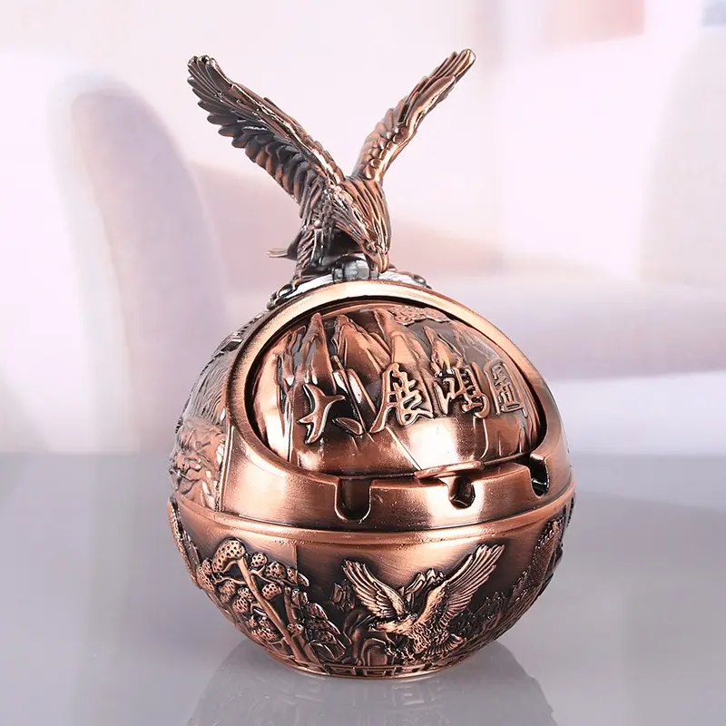 Product Introduction of Gạt tàn bằng đồng, có Dragon Ball, Voi, Gia súc, Ngựa Gỗ, đại bàng trang trí, trang trí nội thất, bán lớn 3