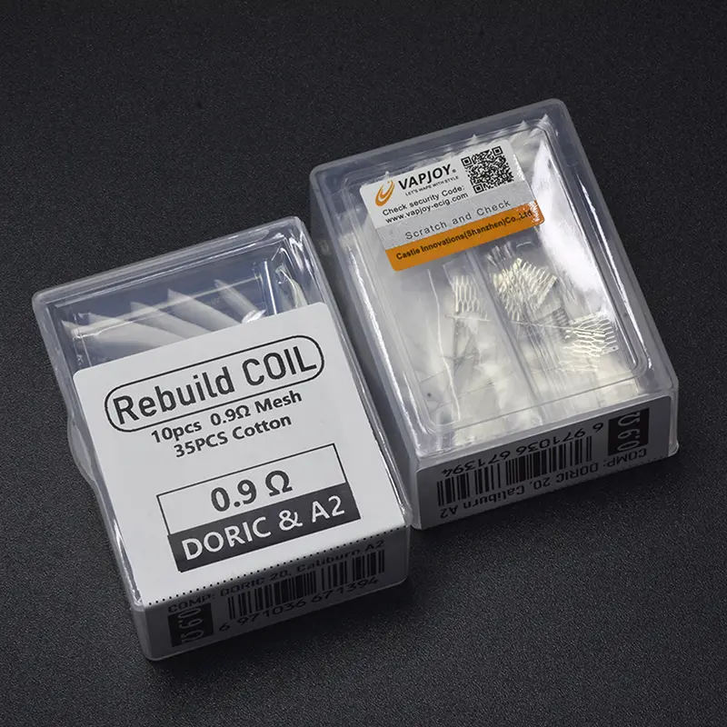 DIY Tool Rebuild Kit Mesh Coil Resistance Wire For XROS 0.8ohm DORIC 20 0.9ohm