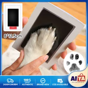 Aksesoris Hewan Pet Paw Print Ink Pad For Dogs, Touchless Ink Pad Pet Footprint Pad For Memorial Supplies