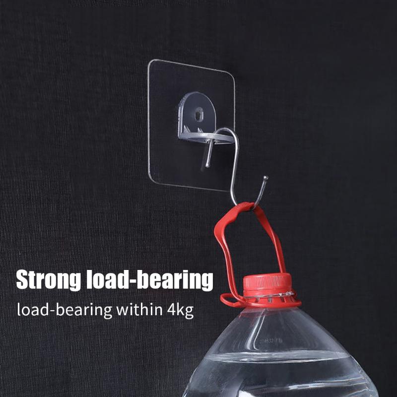 Product Introduction of 2pcs Partition Self-adhesive Hook Support Pegs Cabinet Shelf Support Clips Wall Hangers Partition Non Punching Adhesive Hook 19