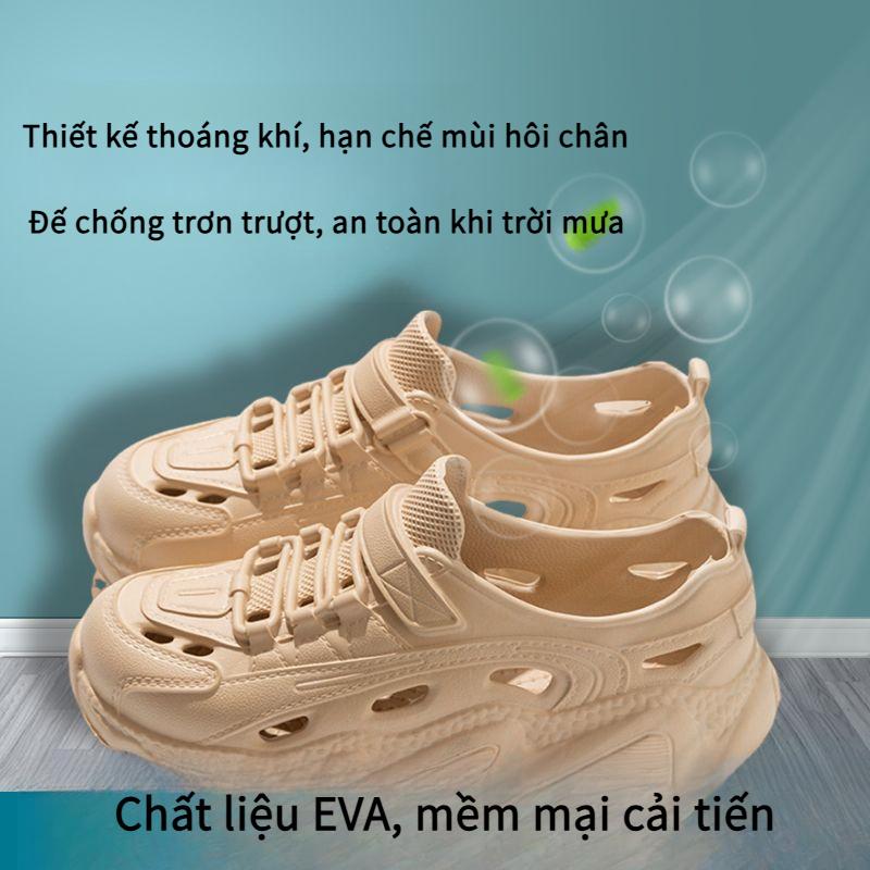 Dép Nam Xu Hướng 2025, Siêu Dày Nhẹ, Đế Chống Trơn, Bền Bỉ, Thích Hợp Đi Biển, Khử Mùi, Tiện Dụng Khi Lái Xe và Câu Cá, Dép Thể Thao, Dép Ngoài Trời, Dép Cao Cấp 1