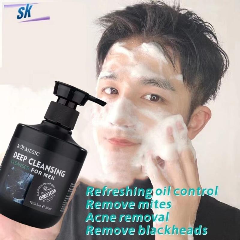 Sữa rửa mặt Nam trắng da sạch mụn kiểm soát dầu và làm sạch sâu Sửa rửa mặt trắng da cho da sáng bóng săn chắc
