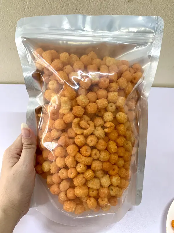 500g-1kg Nui chiên giòn, bắp sấy giòn, hạt sen cay tẩm vị đậm đà - Snack Ăn Vặt 2