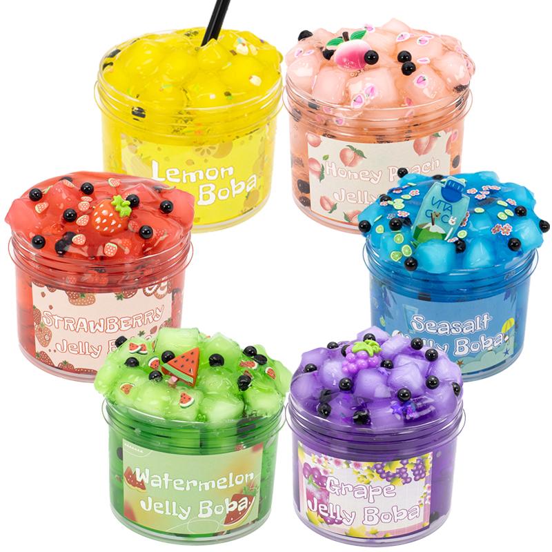 70/300ml Large Capacity Crunchy Slime Kit Premade Crystal Slime ...