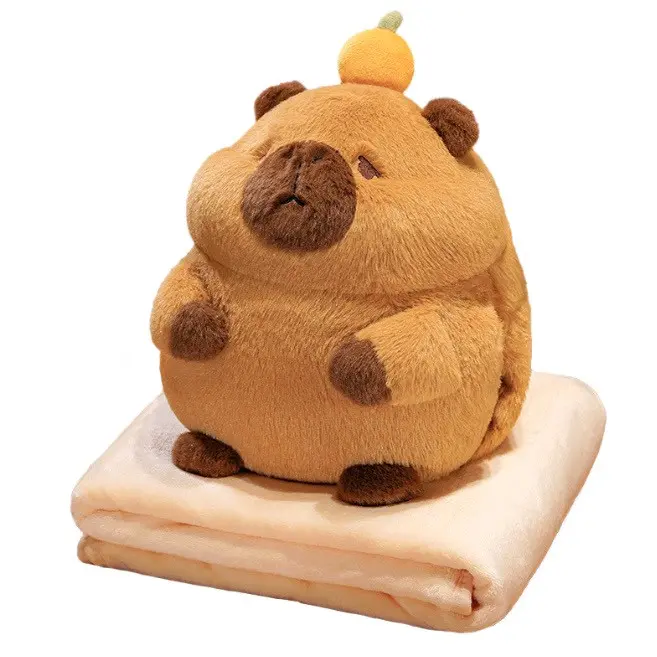 Chăn Gối Hoạt Hình Capybara 3in1 0
