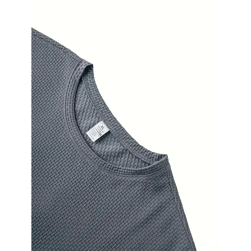 Men's Casual T-Shirt - Moisture-Wicking, Breathable, Lightweight Polyester & Spandex, 1pc, Short Sleeves, Solid Black Menswear Top women's  running  shorts squat  suit juventus  third  kit badminton  outfit basketball  shorts baggy  compression  shirt sau 8
