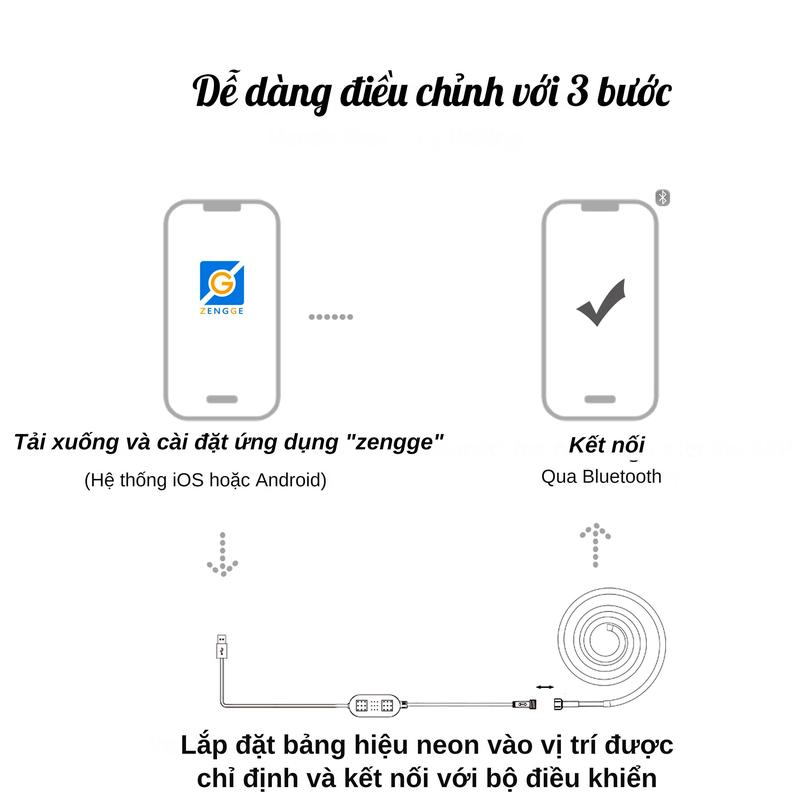 Product Introduction of Dây Đèn Led  5V Thay Đổi Màu Sắc Kèm Điều Khiển Bluetooth  Trang Trí Phòng Khách/ Phòng Ngủ đèn  bàn denled lighting đèn led denled  lighting mart dentrang  trinoel dây  led 220v neon day  led nhịp tim đèn led phát điện đèn  led uốn dẻo đèn  led flex 10