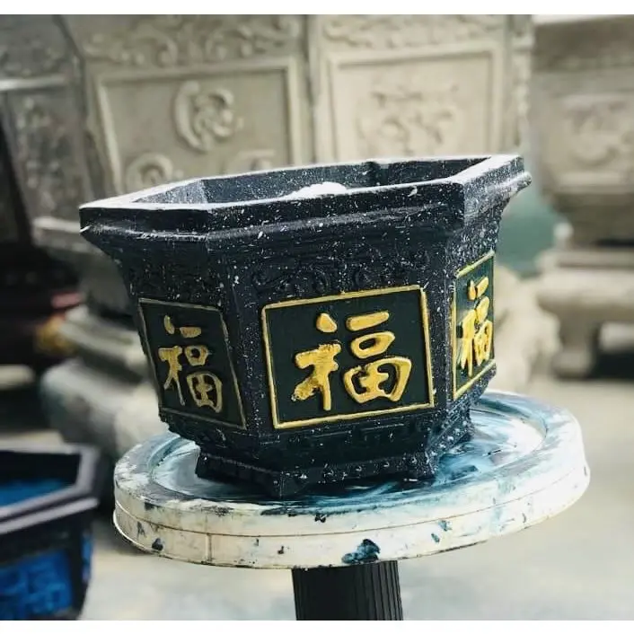 Khuôn chậu cảnh lục giác 20 abs chữ phúc 2