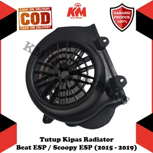 Cover Tutup Kipas Radiator Beat ESP Scoopy ESP 2015 - 2019 Hitam