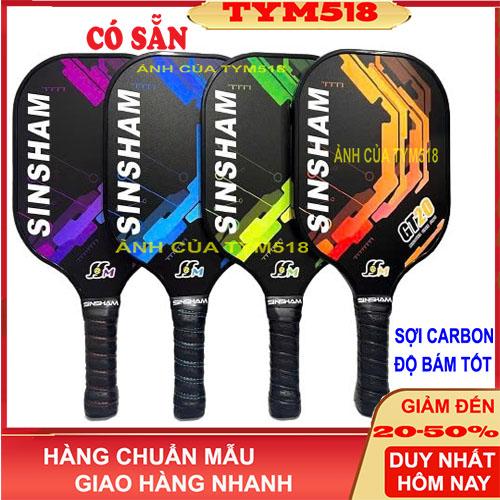 Bộ Vợt Chơi Bóng Pickleball SINSHAM 14MM carbon TẶNG 01 BÓNG joola T700 Siêu Nhẹ Và Nhanh Chóng