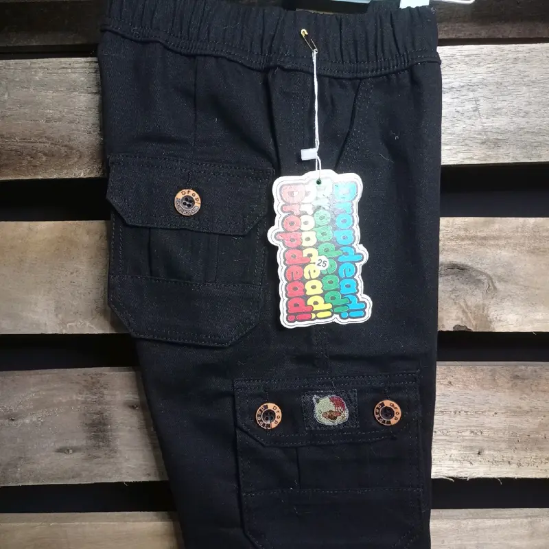 Celana Pendek Anak Cargo/Kimpol Fashion 8-13th Katun - Hitam, mocca,latte fasion 4-5 tahun bawahan celpen Lakilaki Kargo Chinos laki Chino santai Pants Kasual Panjang 3