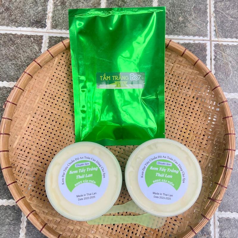 COMBO 2 HỘP KEM THÁI LAN 500GRAM ( KÈM TẮM TRẮNG BƠ) Dưỡng Da Body