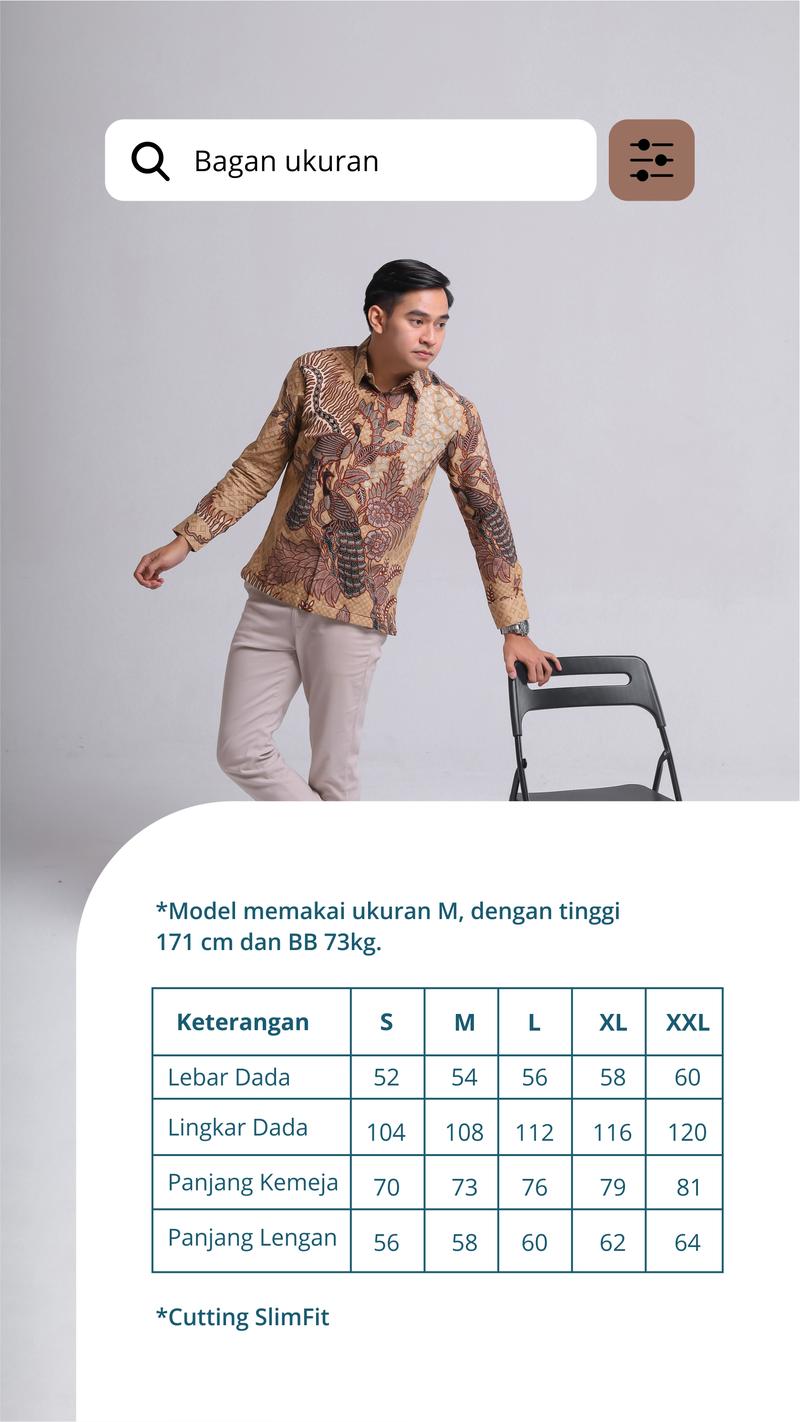 Product Introduction of Batik Slimfit Mola Short Sleeve B446 Pria Pendek 3