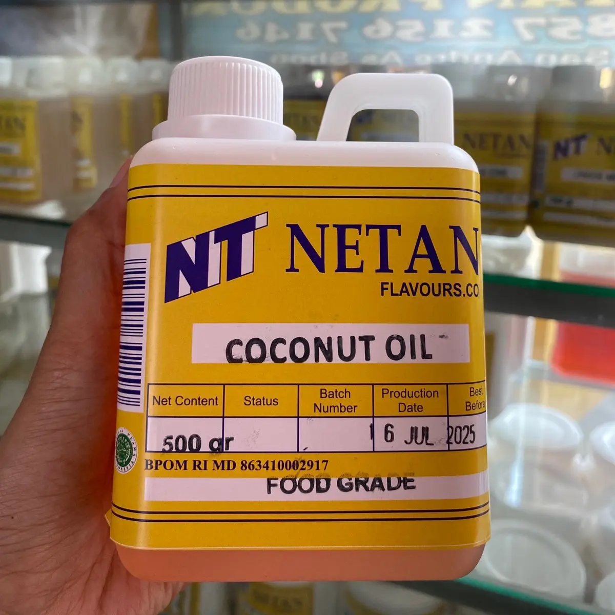 NETAN COCONUT OIL 500gram (VANILI)