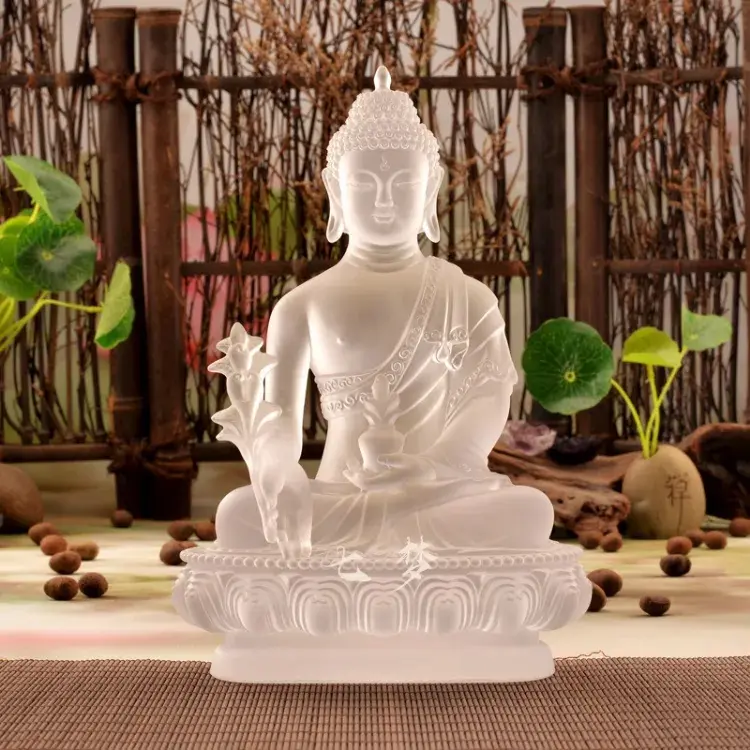 Tượng phật dược sư lưu ly đủ 5 màu đồ thờ cúng Decor Decor Phòng Trang Trí Nhà 1
