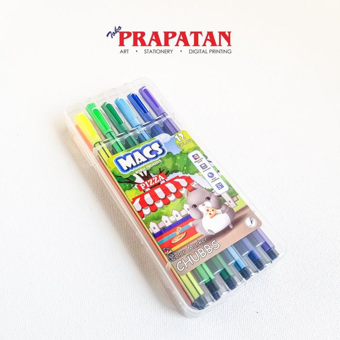 Gambar Macs Color Marker 12 Warna / Spidol Tipis - Warna dari Toko Prapatan_NEW Kota Administrasi Jakarta Timur Tokopedia